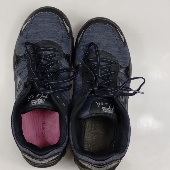 Skechers Go Walk Flash Walking Athletic Shoes - Picture 9 of 11